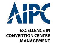 AIPC_190x150px grafisk logotyp för AIPC, Excellence In Convention Centre Management